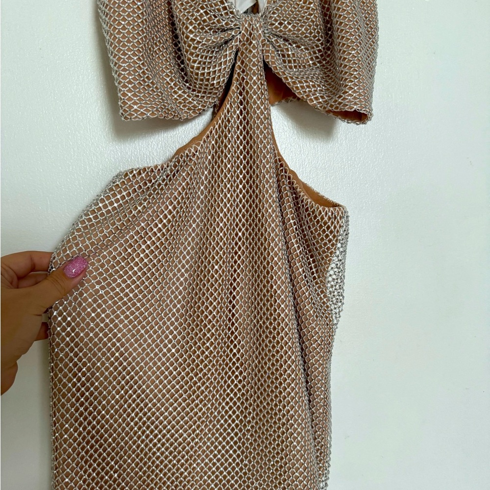 Alice+Olivia Havana Crystal-Embellished dress size 4